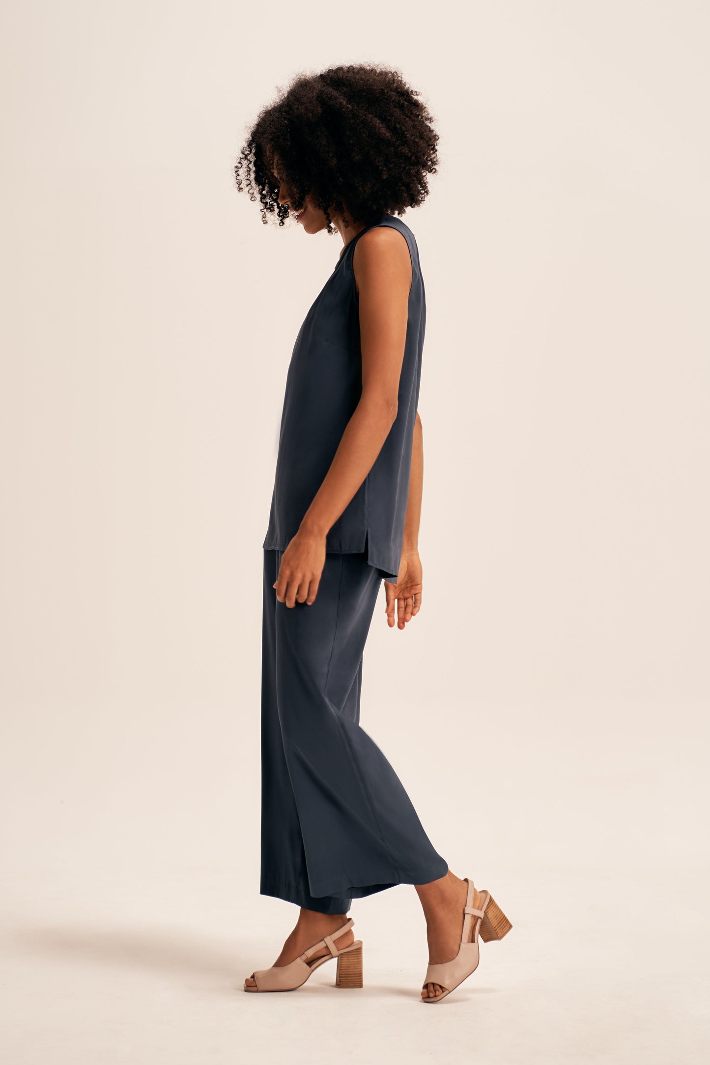Olivia Newton-John Silk Tunic - Twilight
