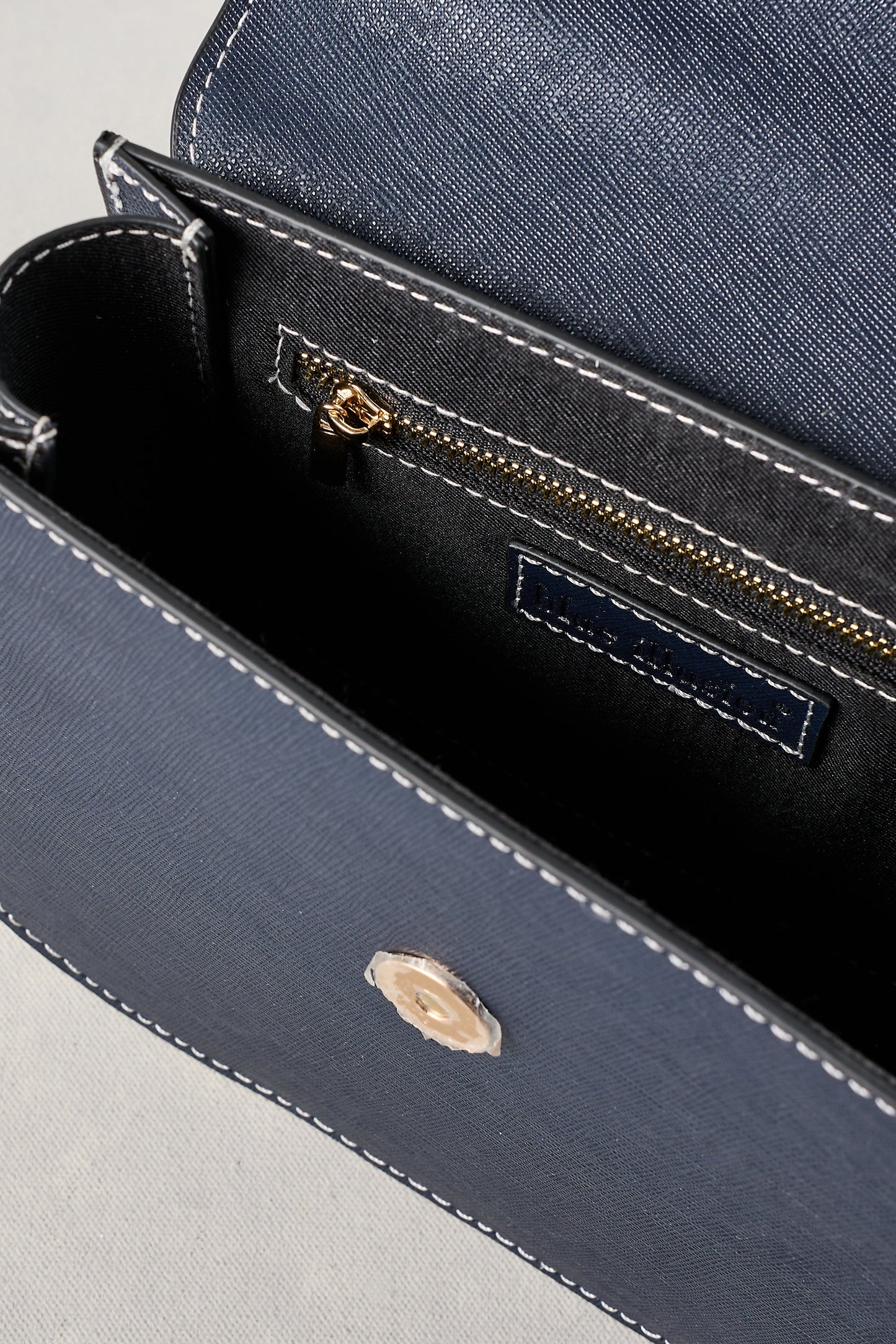 Structured Crossbody Bag - Navy