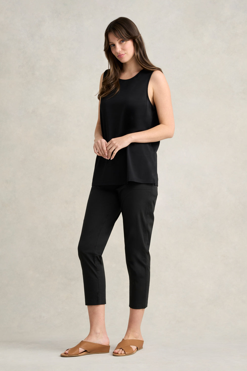 High Twist Jersey Cami - Black