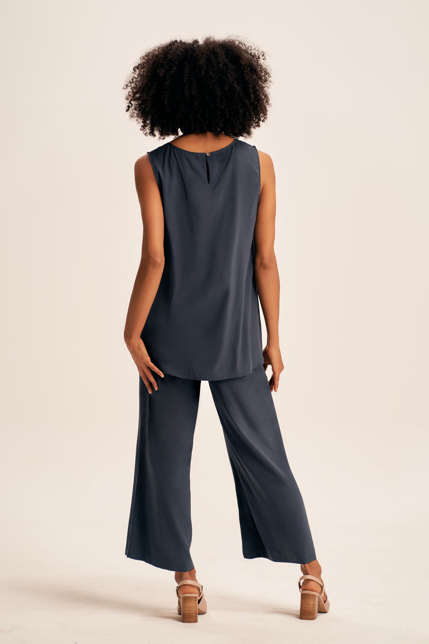 Olivia Newton-John Silk Tunic - Twilight