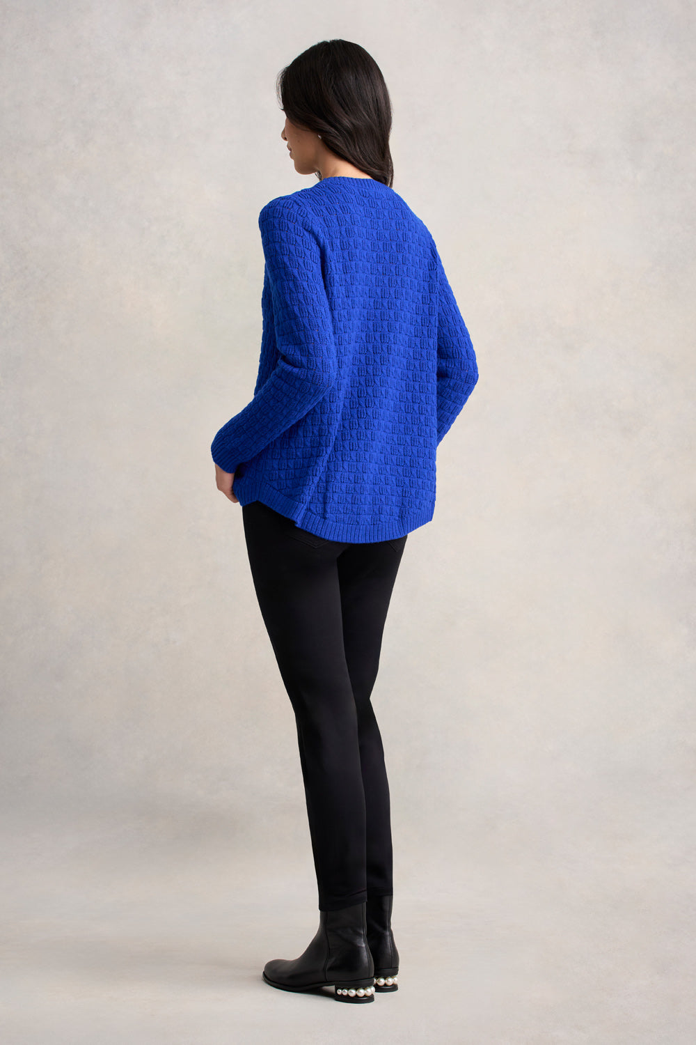 Cotton Wool Bubble Jumper - Electric Blue