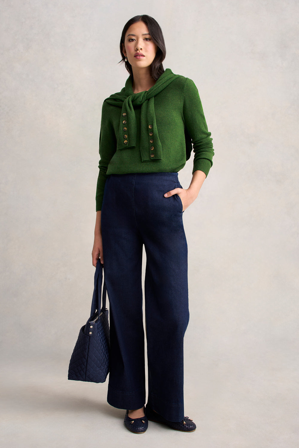 Wool Cashmere Jumper - Clover