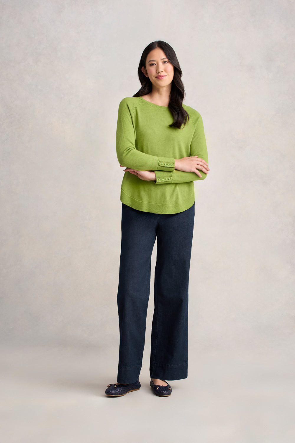 Extra Fine Merino Jumper - Pear
