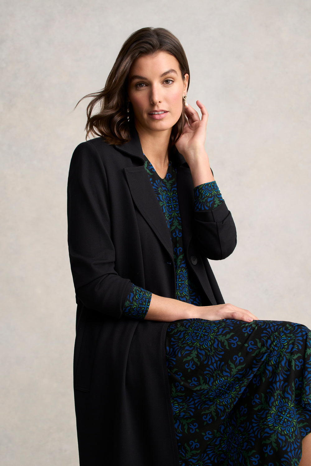 Jersey Midi Dress - La Boheme Print