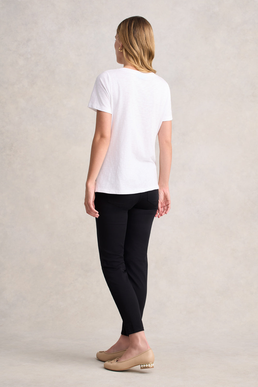 Organic Cotton Slub T-Shirt - White