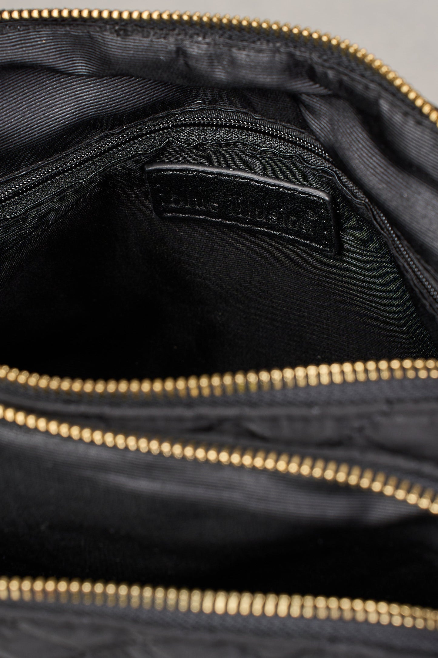 Naomi Quilted Crossbody Bag - Black