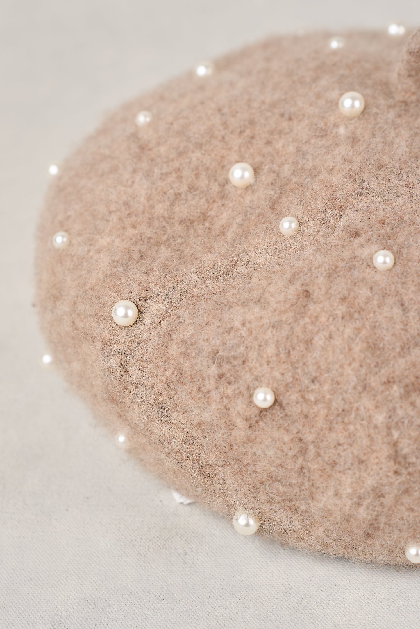 Pearl Beret - Taupe Marle