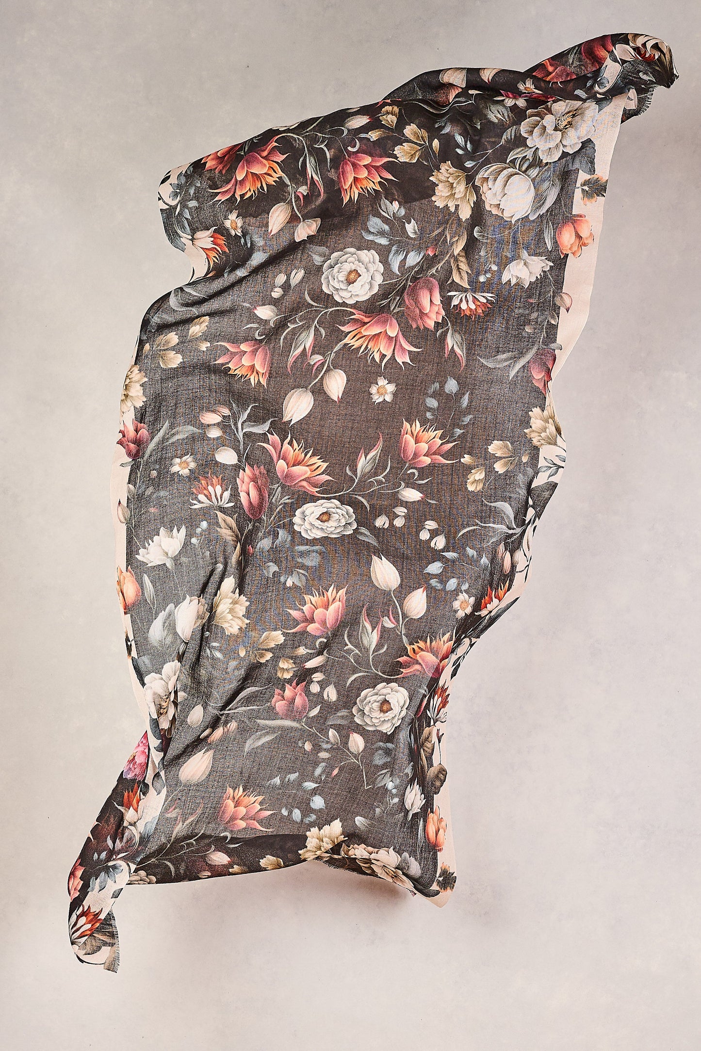 Romantic Floral Scarf - Multi