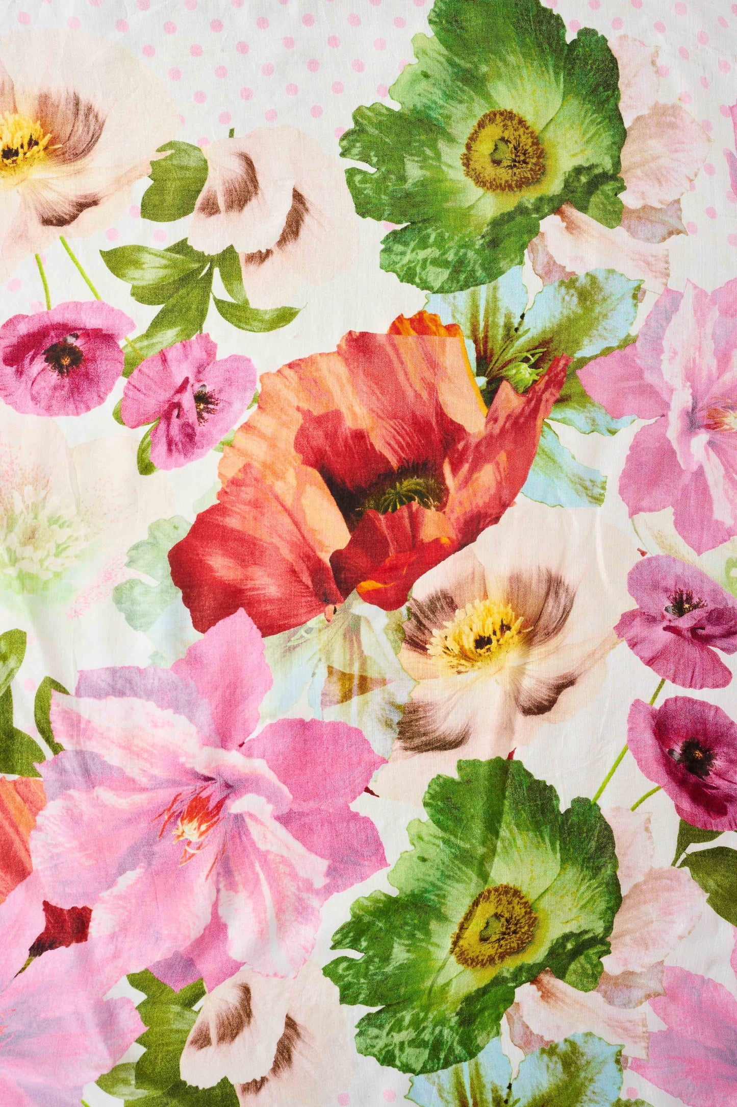 Multi Floral Silk Scarf - Multi