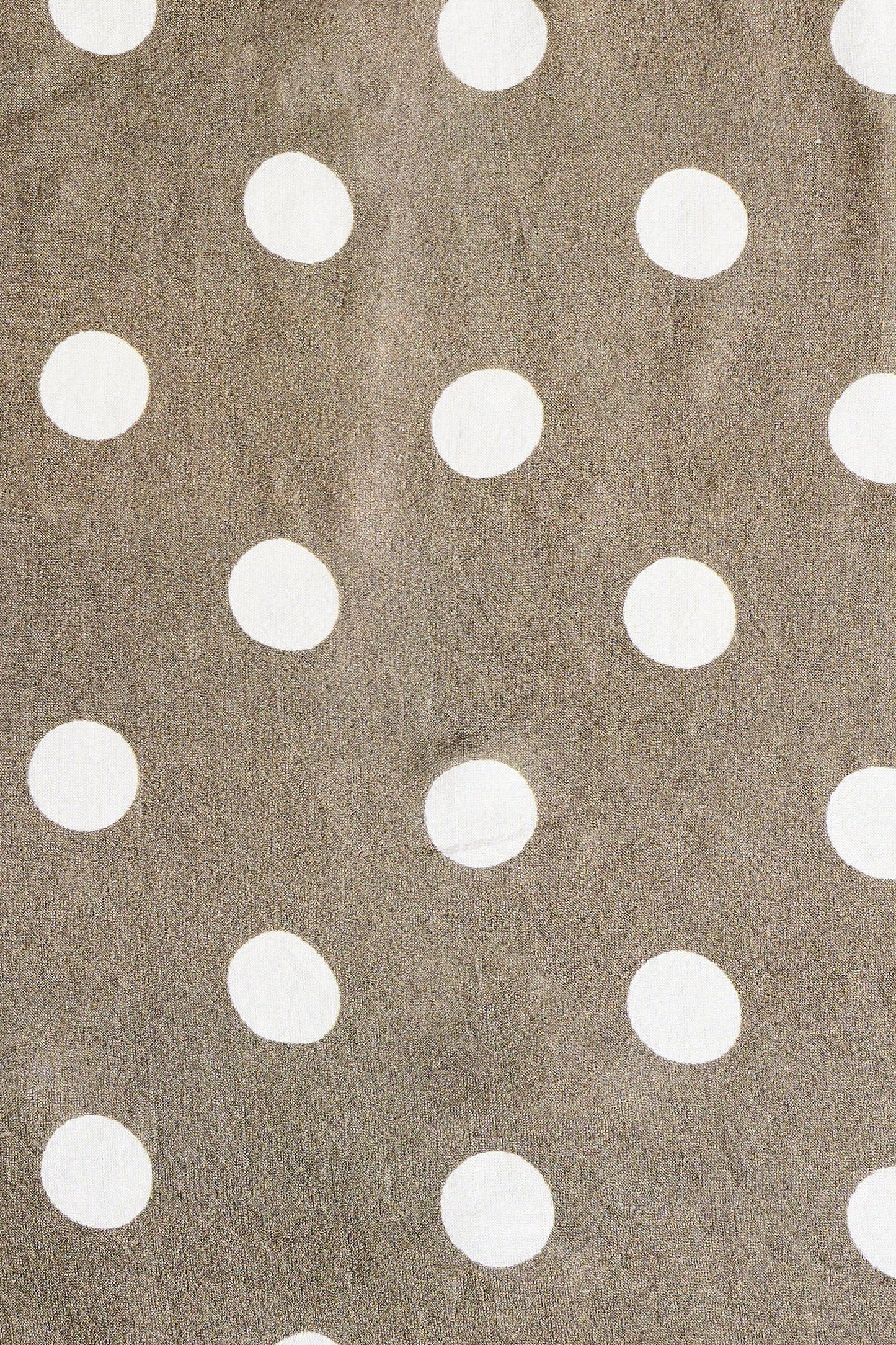 Olive Polka Dots Scarf