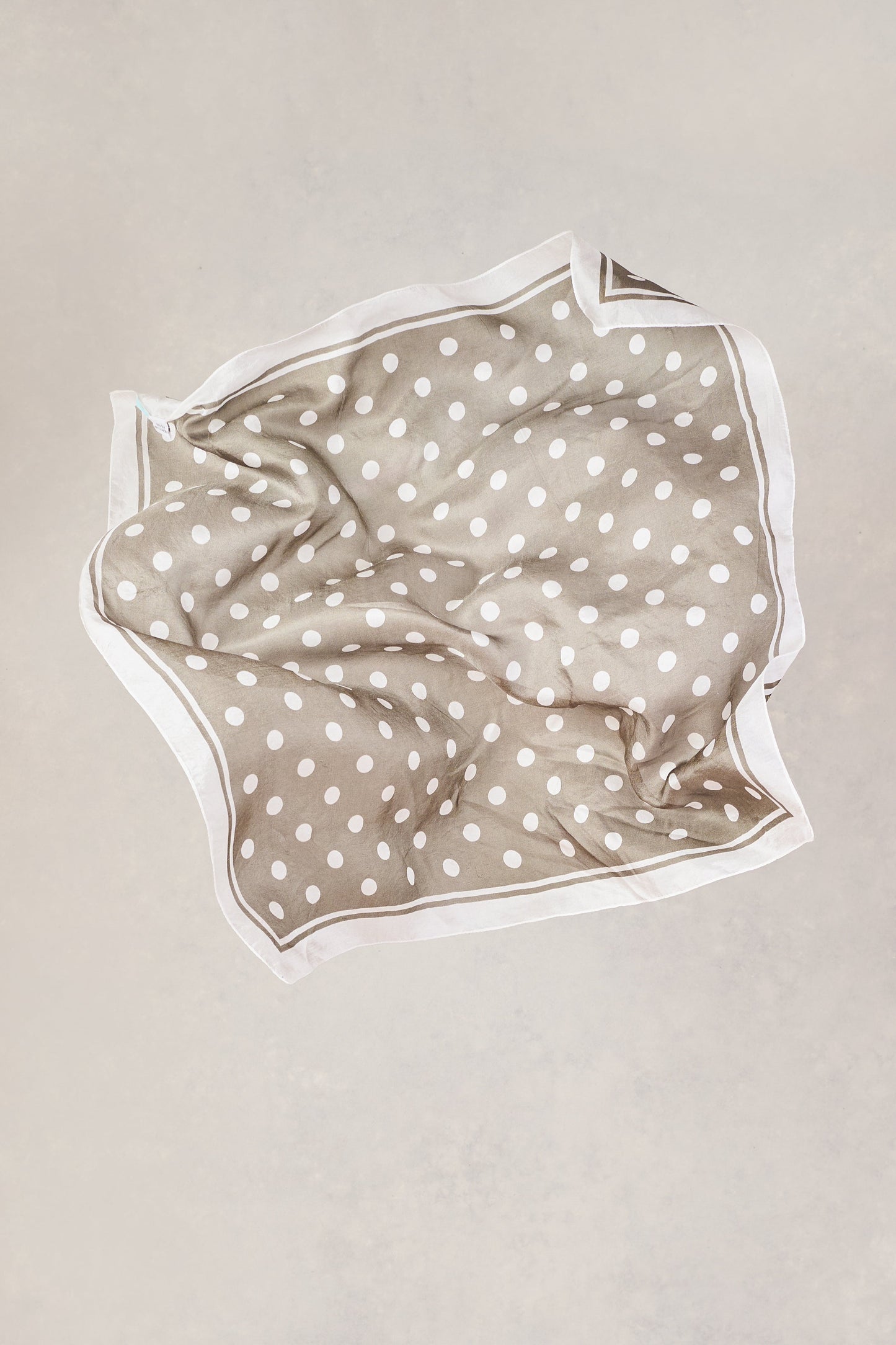 Olive Polka Dots Scarf